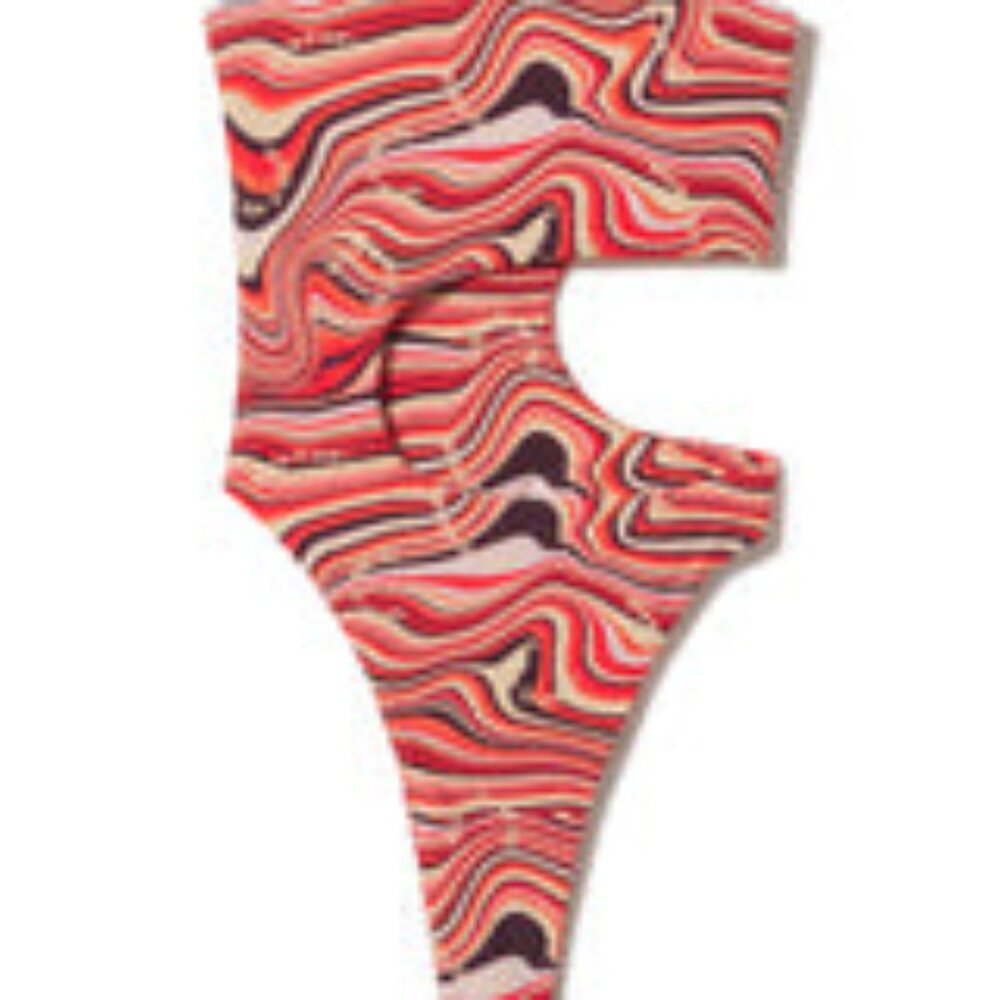 Inamorata Isa One Piece in Coral Swirl, Small